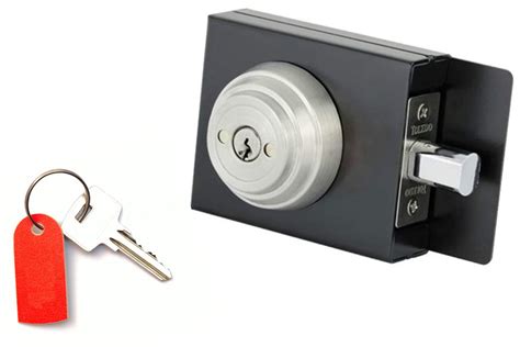 metal gate handle lock box black|Amazon.com: Gate Lock Box.